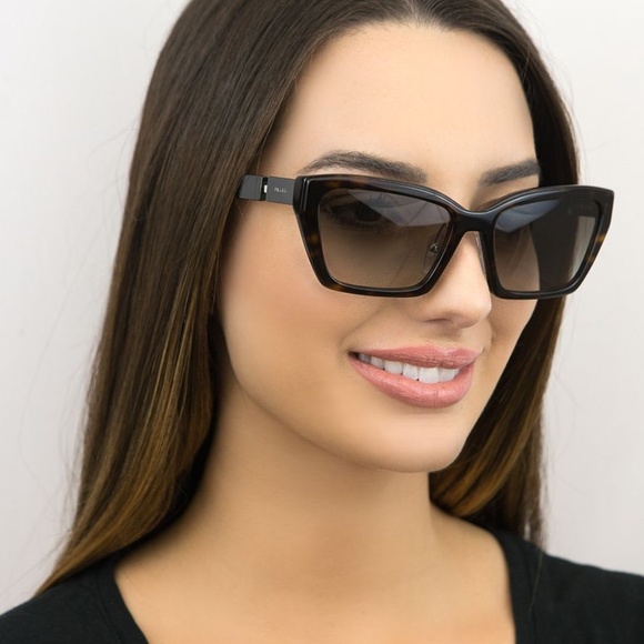 Original Prada Cateye Sunglasses PR 14XS - Retail Price $352 - Picture 3 of 13